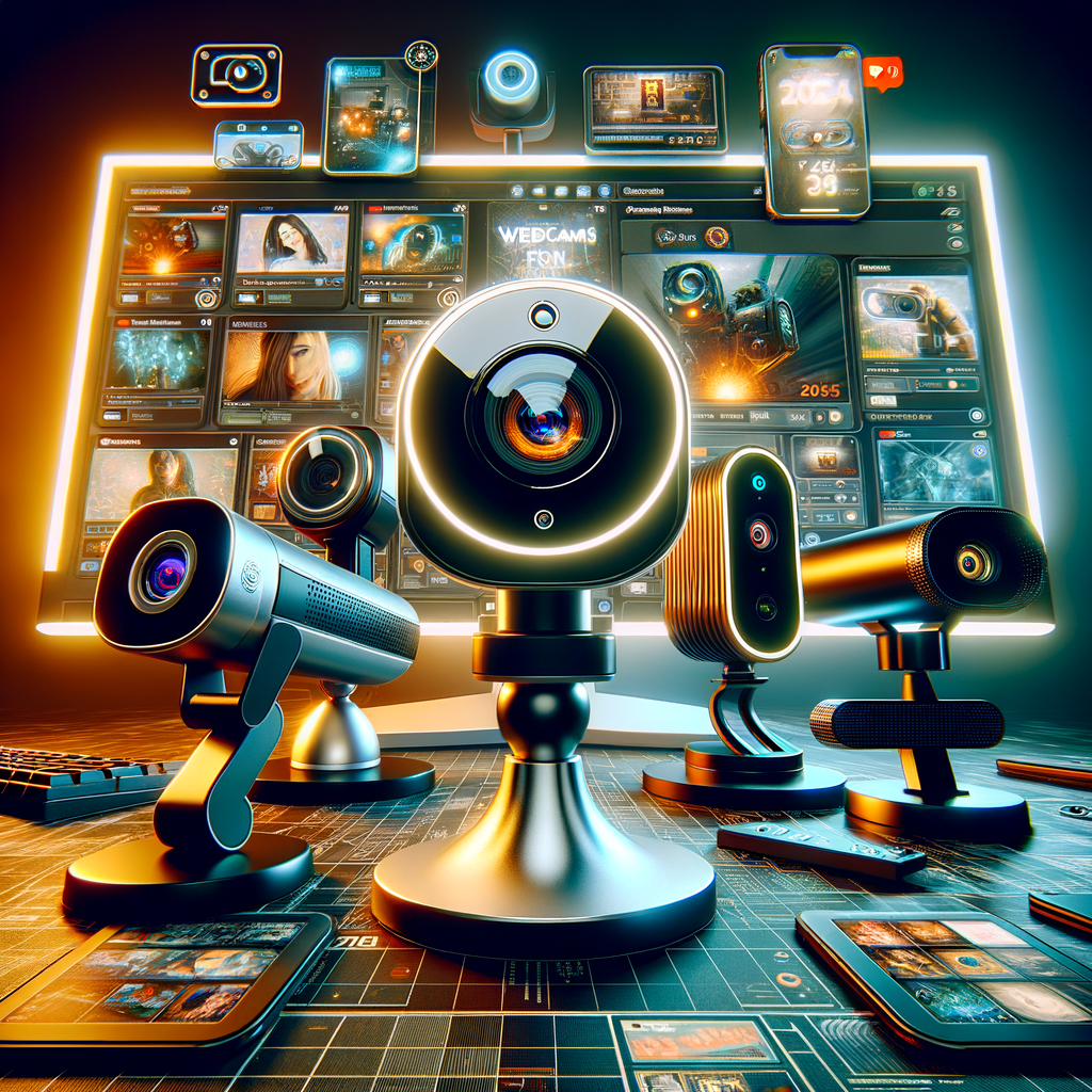 Best Webcams for Content Creators: Top Picks for 2026 Multiple webcams and surveillance screens display digital security monitoring in a high-tech setting.