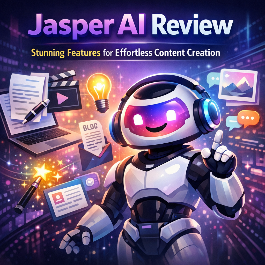 Jasper AI Review: Stunning Features for Effortless Content Creation Illustration of Jasper AI Review: Stunning Features for Effortless Content Creation