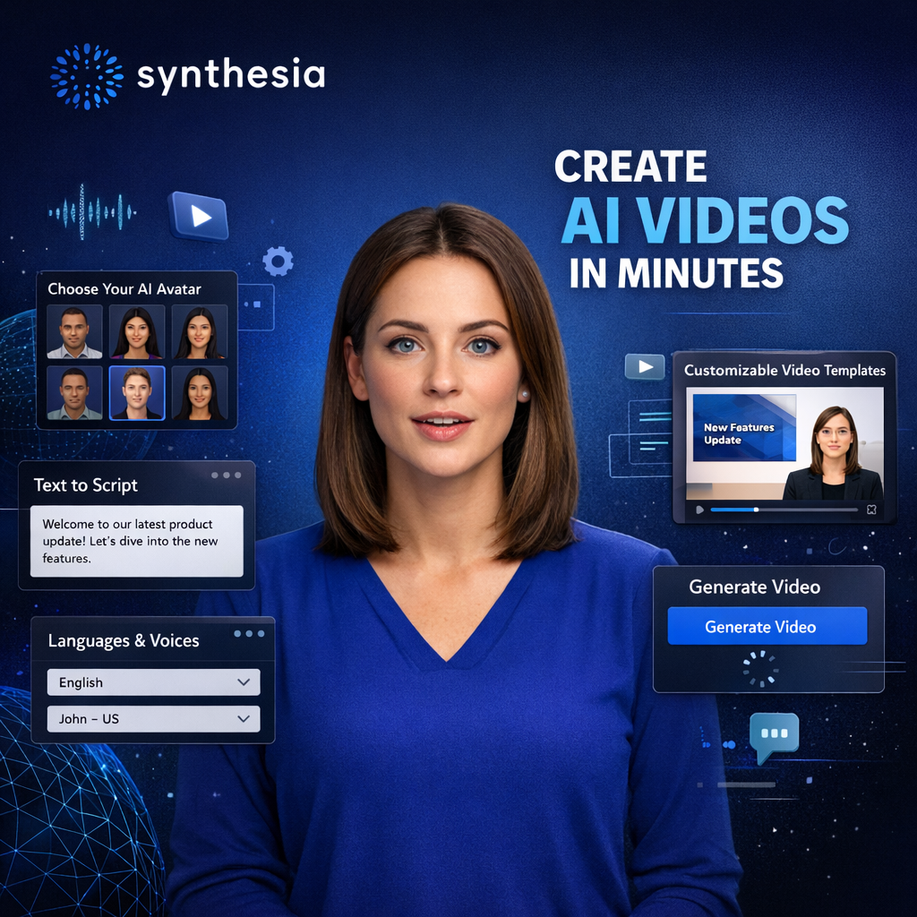 Best AI Video Tools in 2026 (Turn Text into Viral Videos) Synthesia Ai