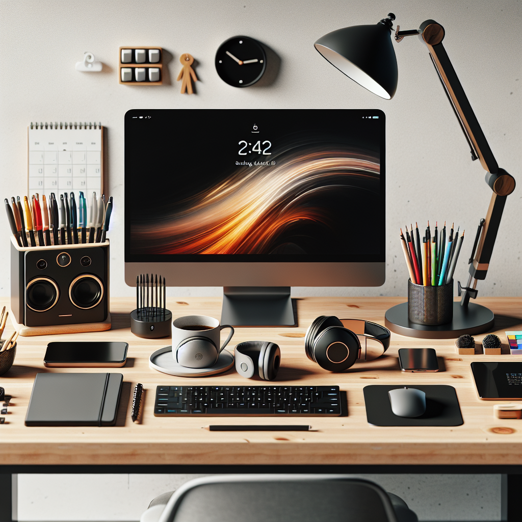 Top Desk Setup Gadgets to Boost Productivity and Organization best desk setup gadgets